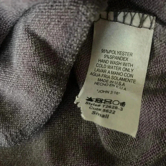 🆕Jardin By Macris Purple Bean Stripe Raglan Side Pockets Tunic S🆕 - Picture 7 of 7